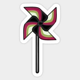 The pinwheel 2 Sticker